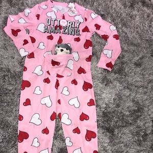 Justice girls onesie pajamas